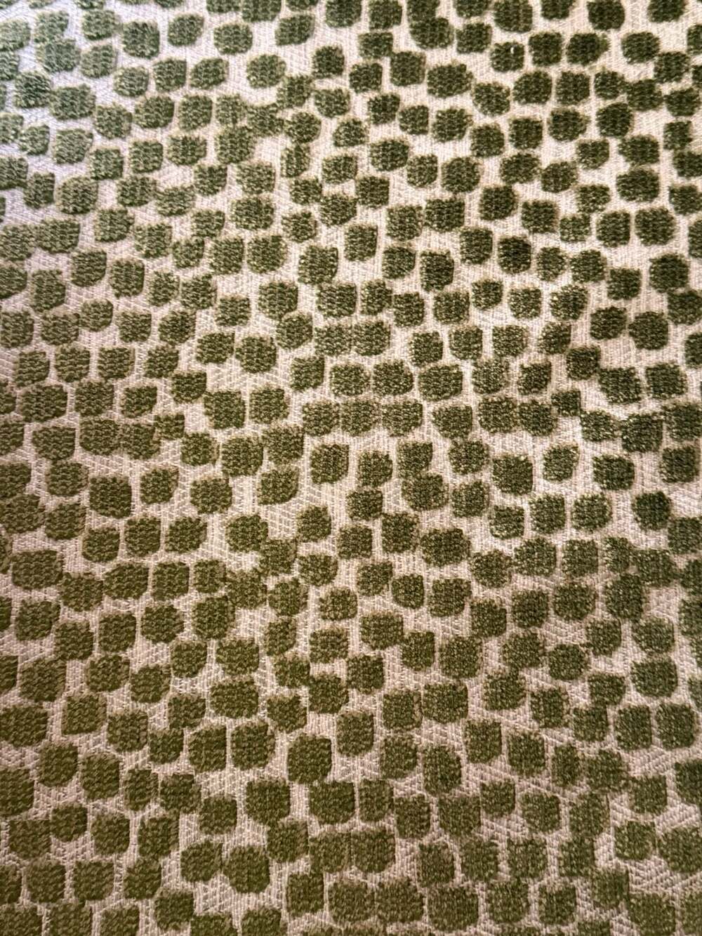 Kravet Versatile Cut Velvet Spots Upholstery Fabric Flurries Forest